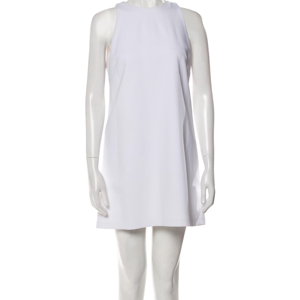 Alice and Olivia White Sleeveless Dress